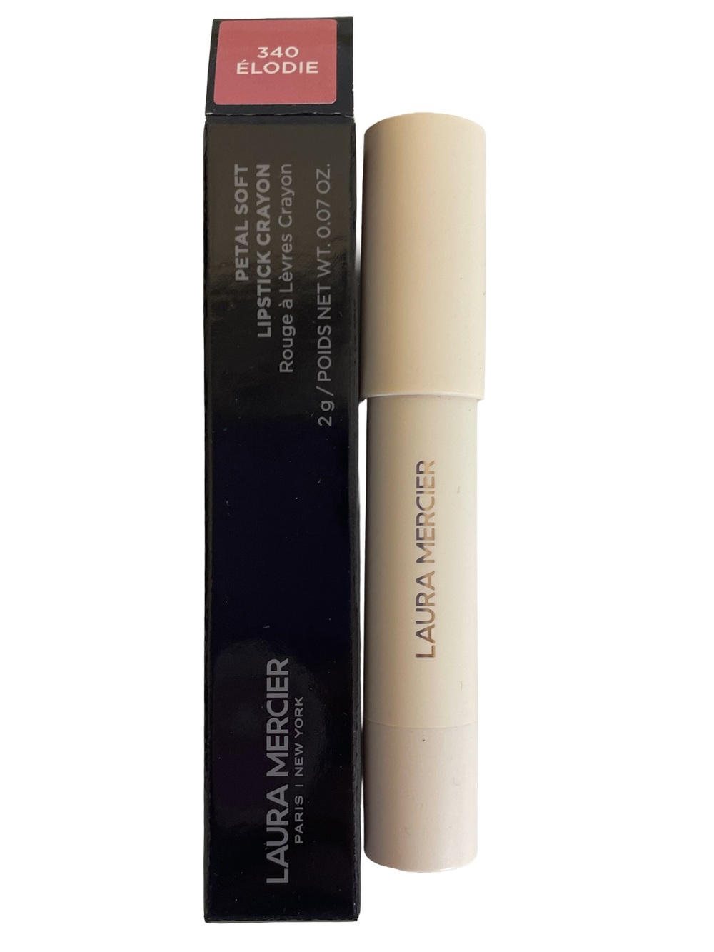 Laure Mercier Petal Soft Lipstick Crayon 340 Élodie - Soft Rose Pink